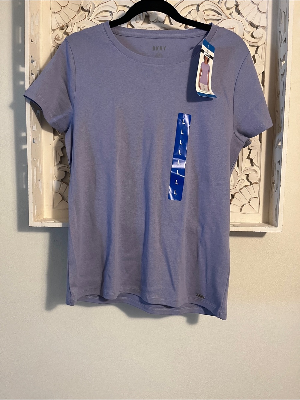 DKNY Lavender Lilac Crewneck T-Shirt